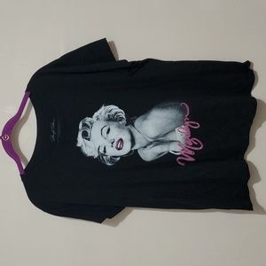Black Graphic Tee Marilyn Monroe